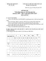 giải pháp nâng cao chất lượng môn sử