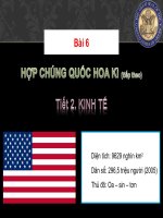 BAI 6 (t2)   KINH TE HOA KY 