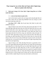 Thực trạng cho vay có bảo đảm tại Sở giao dịch I Ngân hàng đầu tư và phát triển Việt Nam