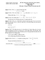 Đề thi học sinh giỏi vòng trường