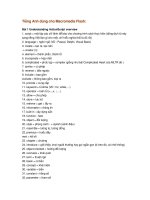 Tiếng Anh dùng cho Macromedia Flash