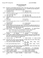 Đề thi thử đại học 2009 môn Hóa