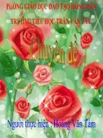 CHUYÊN ĐỀ TẬP ĐỌC LỚP 5