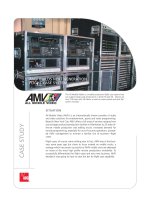 AMV BUILDS NEXT GENERATION FLIGHT CASE SYSTEM