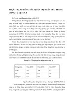 THỰC TRẠNG CÔNG TÁC QUẢN TRỊ NHÂN LỰC TRONG CÔNG TY DỆT 19