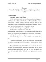 Chương 1 - Những vấn đề lý luận cơ bản về tài sản cố định trong các doanh nghiệp