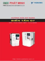 Học biến tần Yaskawa G7