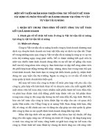 MỘT SỐ Ý KIẾN NHẰM HOÀN THIỆN CÔNG TÁC TỔ CHỨC KẾ TOÁN XÁC ĐỊNH VÀ PHÂN TÍCH KẾT QUẢ KINH DOANH TẠI CÔNG TY VẬT TƯ VẬN TẢI XI MĂNG