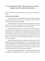 LÝ LUẬN CHUNG VỀ TIÊU  THỤ SẢN PHẨM CỦA  DOANH NGHIỆP TRONG NỀN KINH TẾ THỊ TRƯỜNG