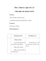 Chính tả ( nghe viết ) - Cháu nghe câu chuyện của bà