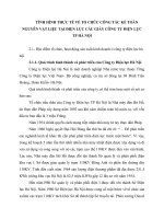 TÌNH HÌNH THỰC TẾ VỀ TỔ CHỨC CÔNG TÁC KẾ TOÁN NGUYÊN VẬT LIỆU TẠI ĐIỆN LỰC CẦU GIẤY CÔNG TY ĐIỆN LỰC TP HÀ NỘI