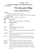 giao an sinh hoat sao cả năm