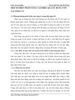 MỘT SỐ BIỆN PHÁP NÂNG CAO HIỆU QUẢ SỬ DỤNG VỐN TẠI CÔNG TY