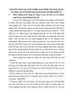 GIẢI PHÁP NÂNG CAO CHẤT LƯỢNG HOẠT ĐỘNG TÍN DỤNG TRUNG DÀI HẠN TẠI CHI NHÁNH NGÂN HÀNG CÔNG THƯƠNG ĐỐNG ĐA