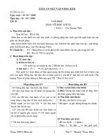 Giáo án Ngữ Văn 9 Kỳ II