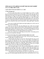 Tổng quan về chính sách hỗ trợ doanh nghiệp vừa và nhỏ Việt Nam