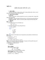 Kiem tra 1 tiet(trac nghiem)