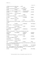 Bài tập ngữ pháp 03