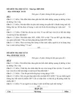 Thi thử HK II Sinh_10 số 9