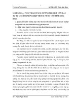 MỘT SỐ GIẢI PHÁP NHẰM TĂNG CƯỜNG THU HÚT VỐN ĐẦU TƯ TỪ CÁC DOANH NGHIỆP TRONG NƯỚC VÀO TỈNH HOÀ BÌNH