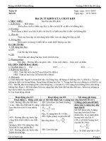 Tuần 15 - Tiết 29. Tỉ khối của chất khí