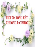 tong ket chuong I:co hoc