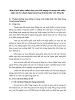 Một số giải pháp nhằm nâng cao chất lượng tín dụng xuất nhập khẩu tại chi nhánh Ngân hàng Công thương khu vực  Đống Đa