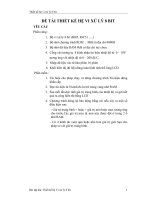 Thiết kế hệ vi xử lý 8 bít ĐỀ TÀI THIẾT KẾ HỆ VI XỬ LÝ 8 BIT YÊU