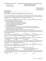 Đề thi ĐH môn Hóa khối B 2007 M503