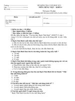 Đề kiểm tra Học kì I_Tiếng Việt lớp 4_1