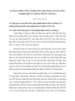 SỰ PHÁT TRIỂN CÔNG NGHIỆP PHỤ TRỢ THUỘC NGÀNH CÔNG NGHIỆP ĐIỆN TỬ TRONG NHỮNG NĂM QUA