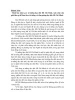 Bài viết về nhận thức tư tưởng tấm gương ĐĐ Hồ Chí MInh