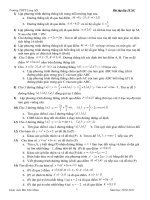 BÀI TẬP HÀM SỐ BẠC NHÂT