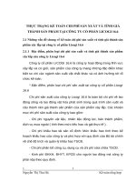 THỰC TRẠNG KẾ TOÁN CHI PHÍ SẢN XUẤT VÀ TÍNH GIÁ THÀNH SẢN PHẨM TẠI CÔNG TY CỔ PHẦN LICOGI 16