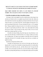 MỘT SỐ VẤN ĐỀ LÝ LUẬN CƠ BẢN VỀ KẾ TOÁN TẬP HỢP CHI PHÍ VÀ TÍNH GIÁ THÀNH SẢN PHẨMỞ DOANH NGHIỆP XÂY DỰNG