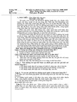 Đề KT Lần 3 08-09