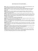 Một số bài toán chuyển động