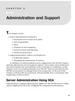 Administration and Support