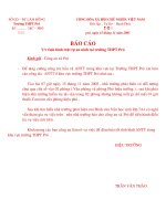 Mẫu báo cáo chuẩn