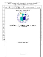 Phiếu tổng hợp tuần 9