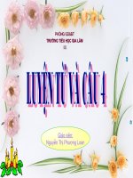luyện từ và câu 4 tuần 11