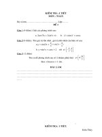 De kiem tra 45 phut giai tich 11