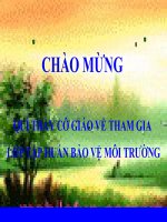 giáo án BVMT tham khảo