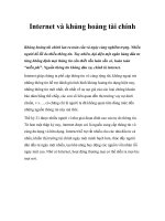 Internet và khủng hoảng tài chính