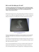 Rủi ro mới cần những quy tắc mới?