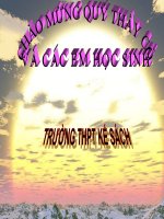 BÀI 4 HÌNH CẮT- MẶT CẮT