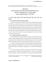 Phân tích kết quả hoạt động kinh doanh tại Công ty TNHH Cát Tường