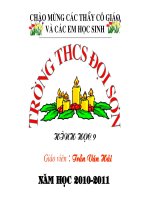 tiet 20: su xac dinh duong duong tron. tinh chat doi xung cua duong tron