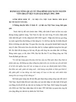 ĐÁNH GIÁ TỔNG QUAN VỀ TÌNH HÌNH GIẢI NGÂN NGUỒN VỐN ODA Ở VIỆT NAM GIAI ĐOẠN 1993- 1999