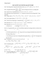 ÔN TẬP & KTRA CHƯƠNG II